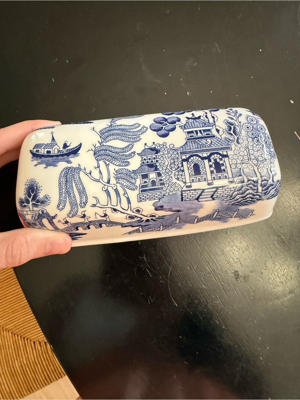 Japanese ceramic butter dish *top only